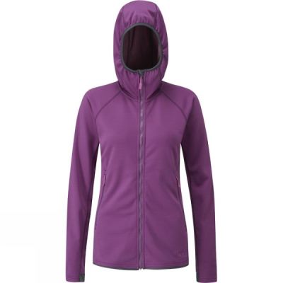 Sudadera Con Capucha Rab Focus Mujer - Moradas - Chile MDH348962